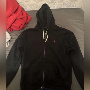 Black Polo Hoodie